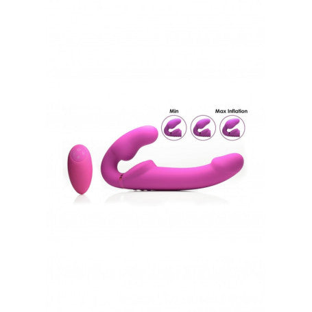 Evoke Ergo Fit 10X – Strap On Gonfiabile con Telecomando WirelessCura e Sicurezza