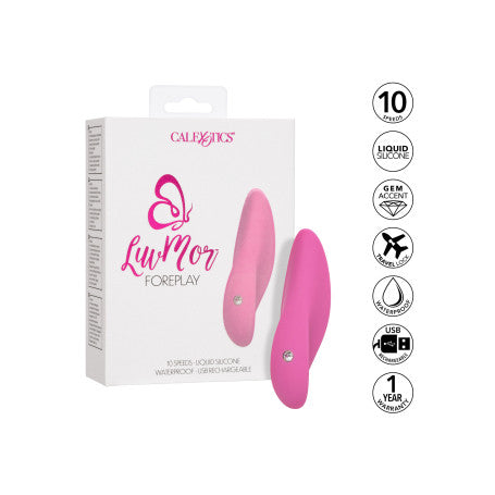 Vibratore LuvMor Foreplay ricaricabile – stimolatore esterno discreto in silicone
