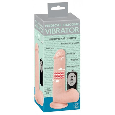 Vibratore Medical Silicone Rotating 20