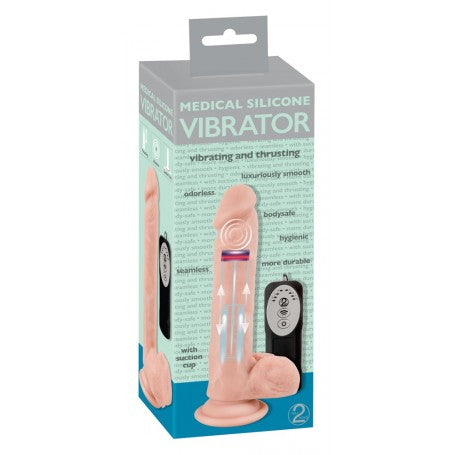 Vibratore Thrusting in Silicone Medicale