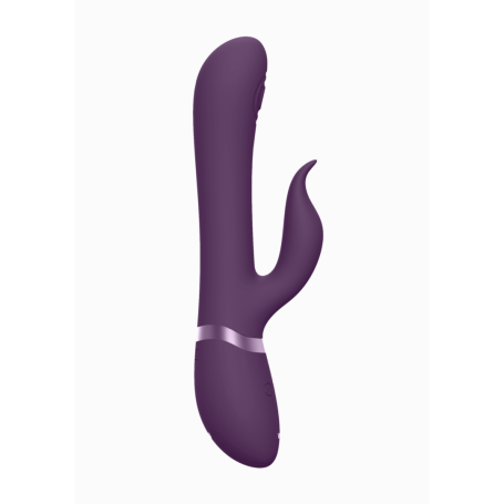 Vibratore rabbit in silicone con testine intercambiabili stimolatore vaginale vive