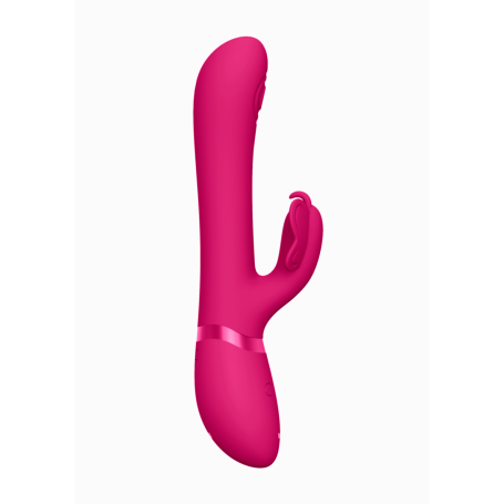 Vibratore rabbit in silicone con testine intercambiabili stimolatore vaginale vive