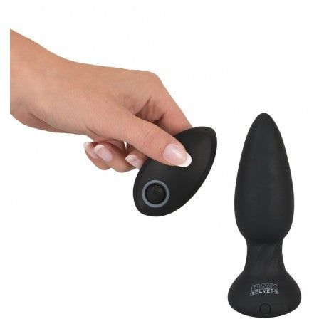 Rotating Plug Black Velvets – Plug Anale Rotante con Telecomando Wireless