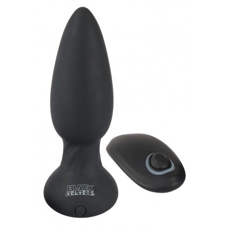 Rotating Plug Black Velvets – Plug Anale Rotante con Telecomando Wireless