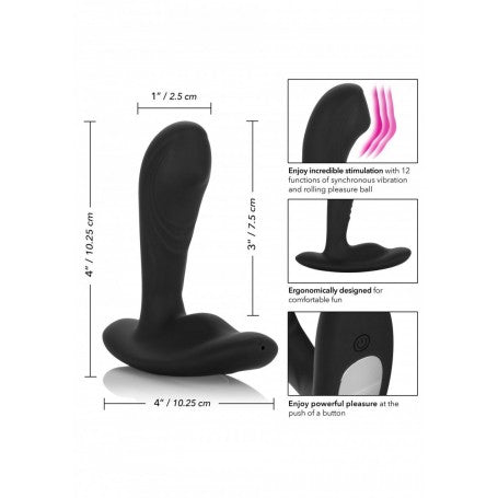 Eclipse™ Roller Probe – Vibratore Prostatico Ricaricabile 12 Vibrazioni