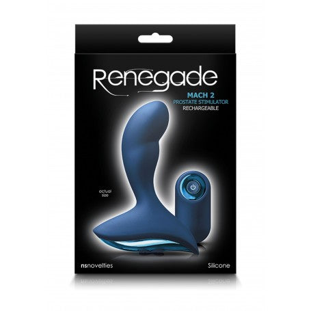 Stimolatore Anale Renegade – Silicone Flessibile con Telecomando Wireless
