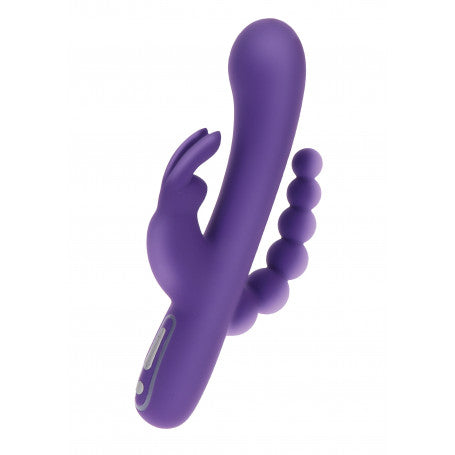 ToyJoy Triple Pleasure – Vibratore tripla stimolazione vaginale clitoridea e anale