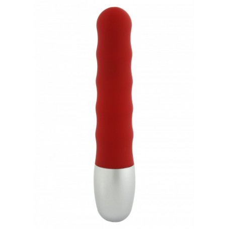 Mini Vibratore Classico “Soft Waves” Rosso