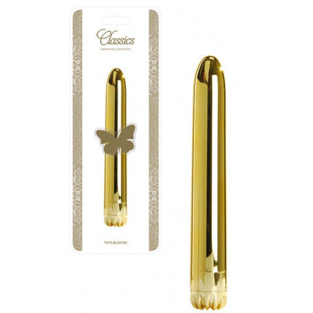 Vibratore Vaginale Classico Soft Touch Gold – Medium / Large