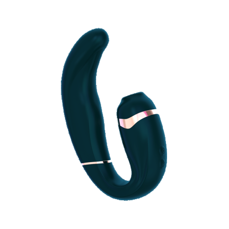 Vibratore Punto G con Suzione Esterna “My·G Black” – Doppia Stimolazione Profonda
