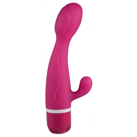 Vibratore Rabbit Pink Leaf – Punto G & Clitoride in Silicone Rosa