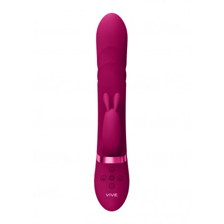 Vibratore vaginale rabbit Vibrating and Rotating Beads, G-Spot Rabbit Pink