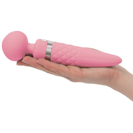 Pillow Talk Sultry — Wand Massaggiatore Ricaricabile in Silicone con Cristallo Swarovski®