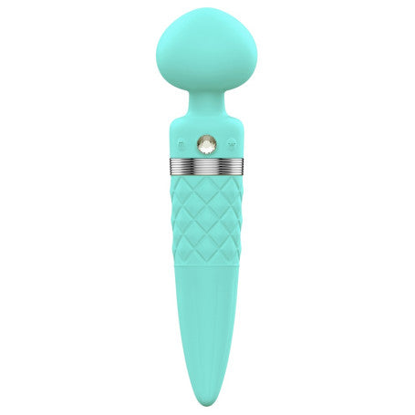 Pillow Talk Sultry — Wand Massaggiatore Ricaricabile in Silicone con Cristallo Swarovski®