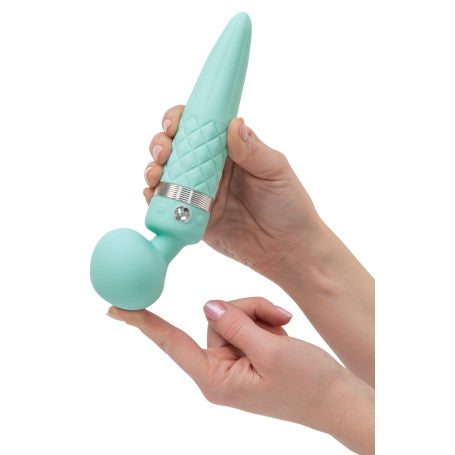 Pillow Talk Sultry — Wand Massaggiatore Ricaricabile in Silicone con Cristallo Swarovski®