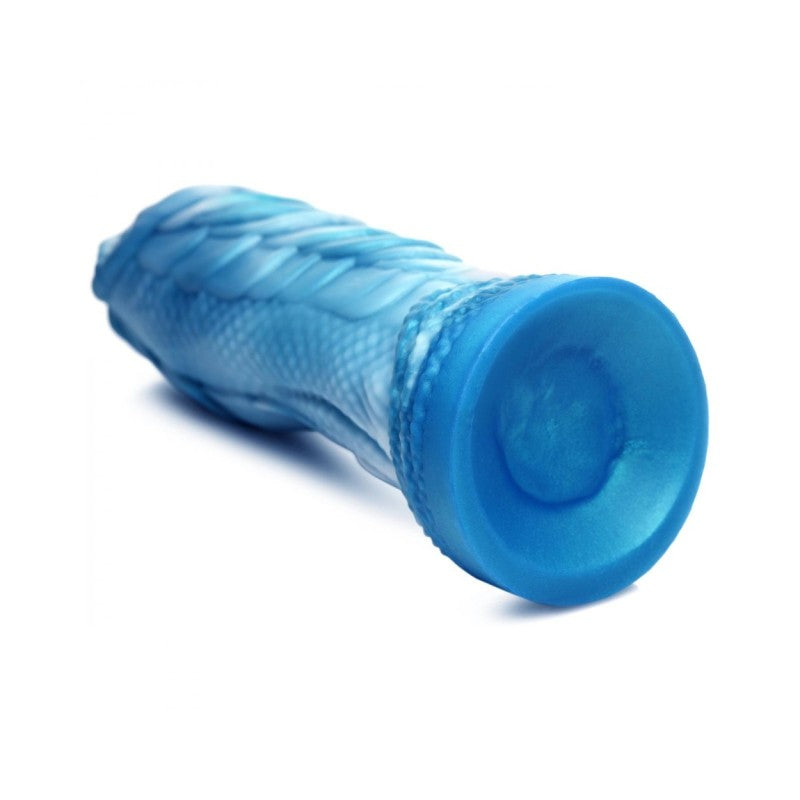Dildo Fantasy Serpente Marino in Silicone Blu con Ventosa
