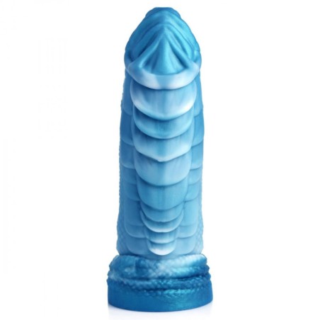 Dildo Fantasy Serpente Marino in Silicone Blu con Ventosa